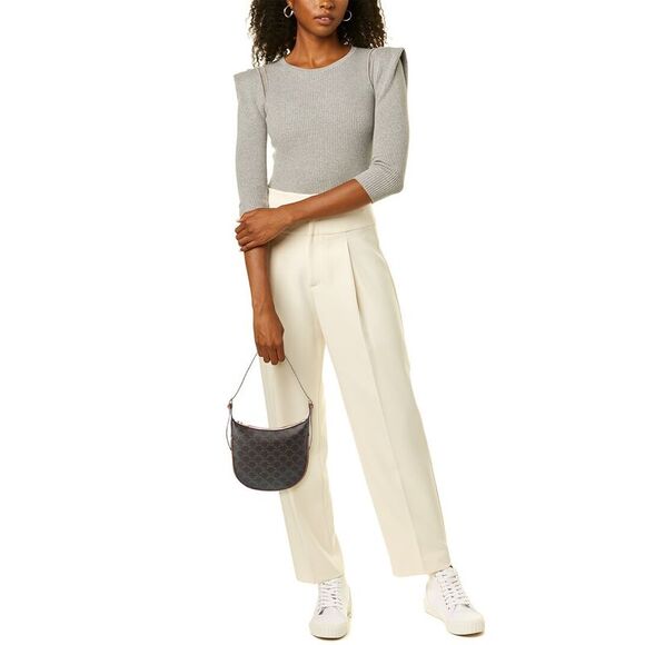 CELINE Heloise Small Triomphe Canvas & Leather Shoulder Bag - Picture 4 of 4